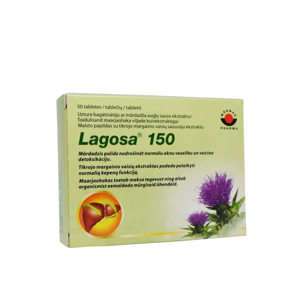 LAGOSA TBL 150MG N50 - Tootepilt