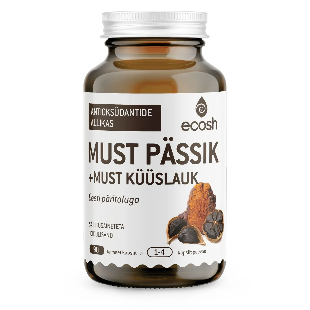 ECOSH MUST PÄSSIK+MUST KÜÜSLAUK KAPSLID N90 - Product Image