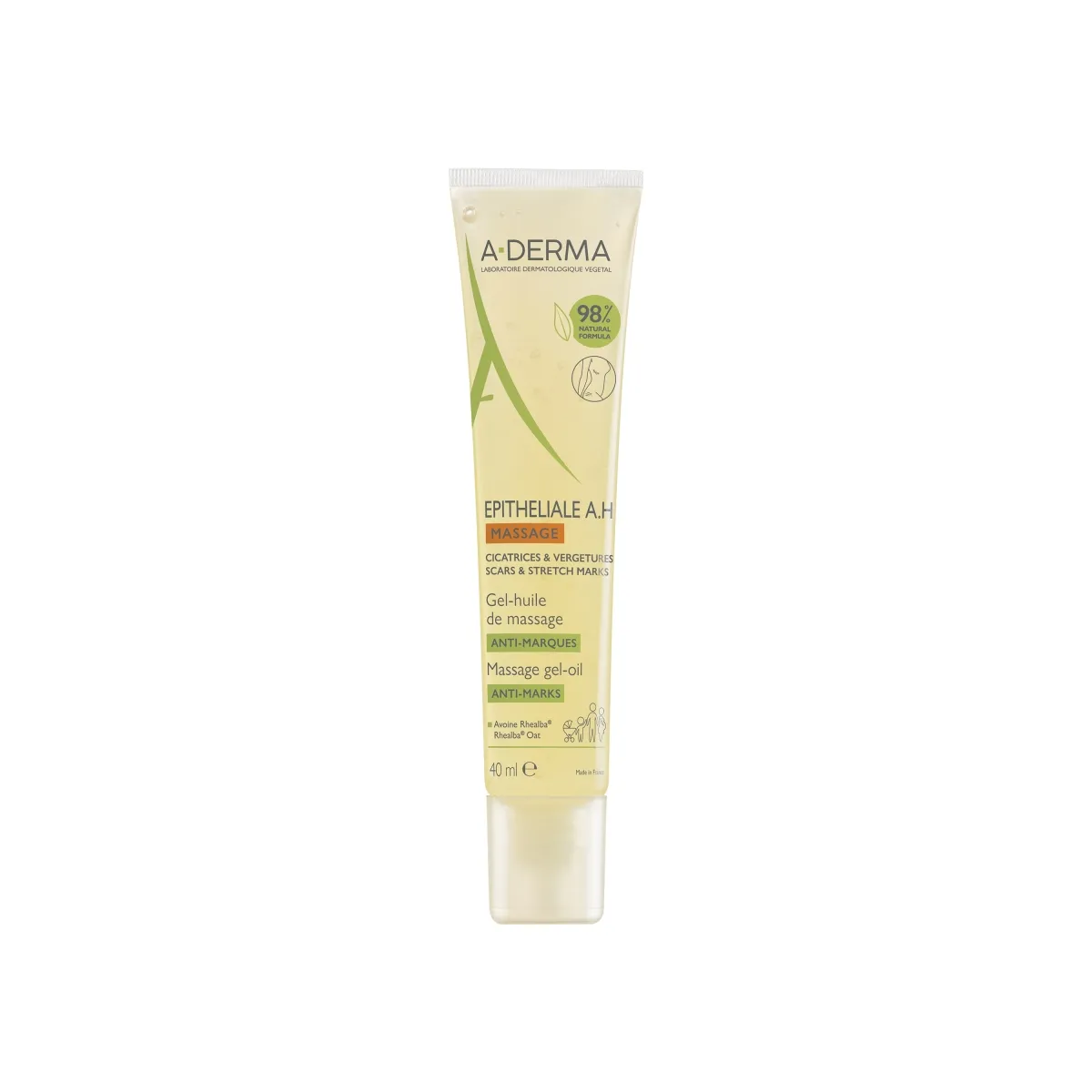 A-DERMA EPITHELIALE MASSAZHIÕLI ARMIDEVASTANE 40ML - Product Image 1