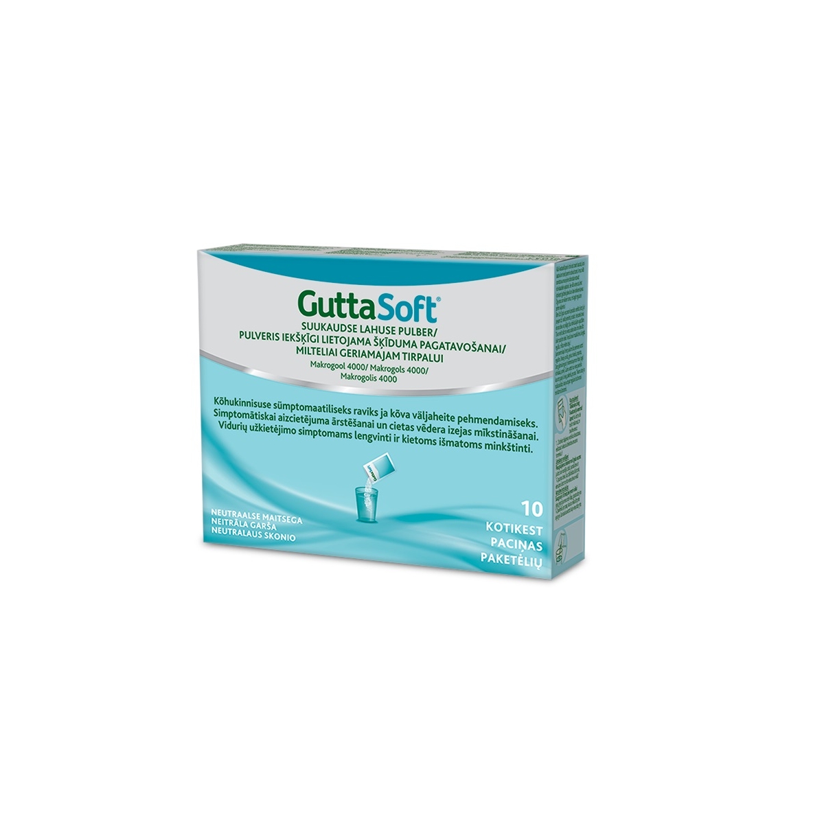 GUTTASOFT SUUKAUDNE PULBER N10 - Product Image