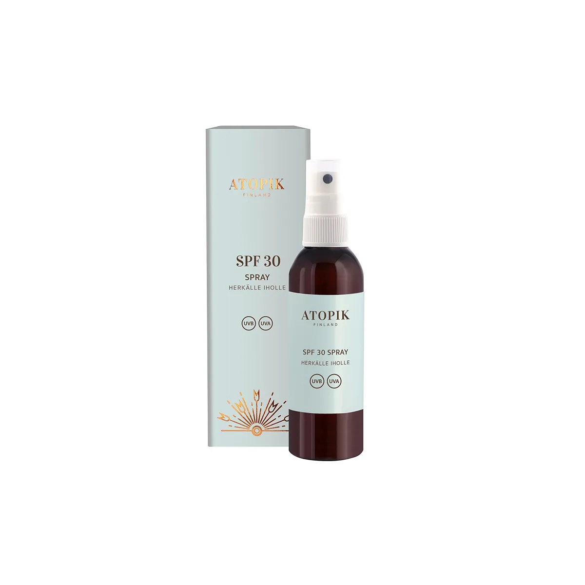 ATOPIK PÄIKESEKAITSESPREI SPF30 100ML - Tootepilt