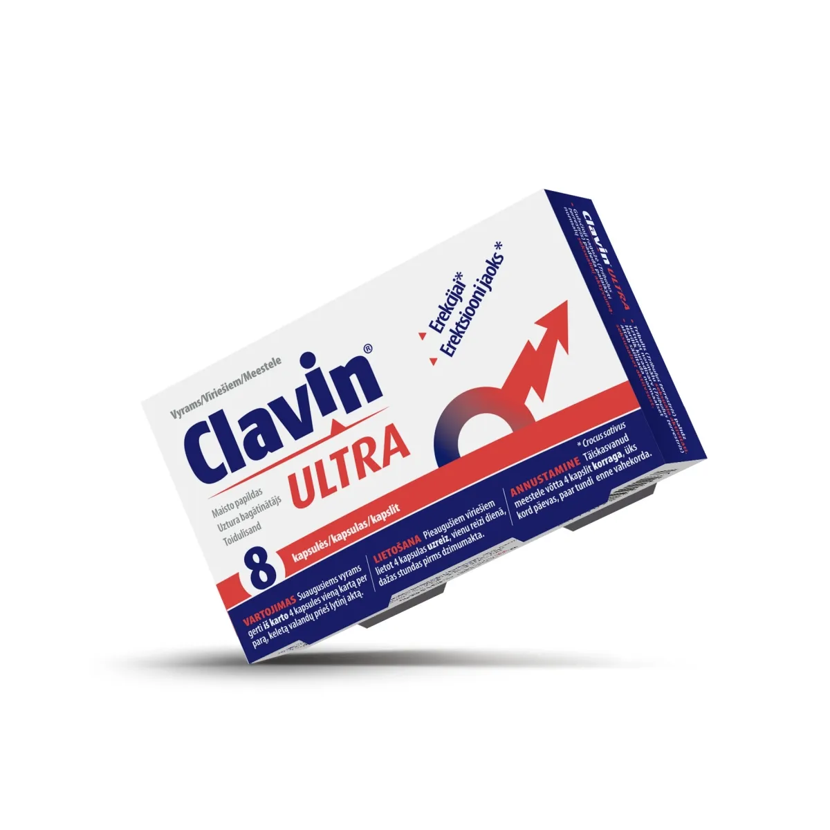 CLAVIN ULTRA KAPSLID MEESTELE N8 - Product Image