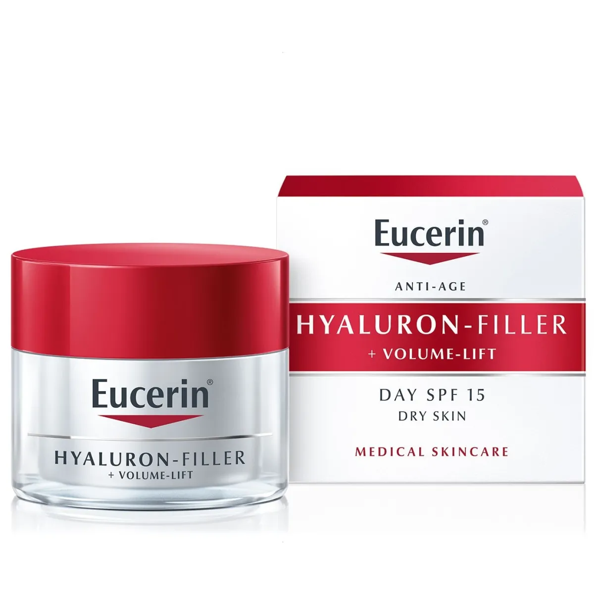 EUCERIN HYALURON FILLER+VOLUME PÄEVAKREEM KUIVALE NAHALE 50ML