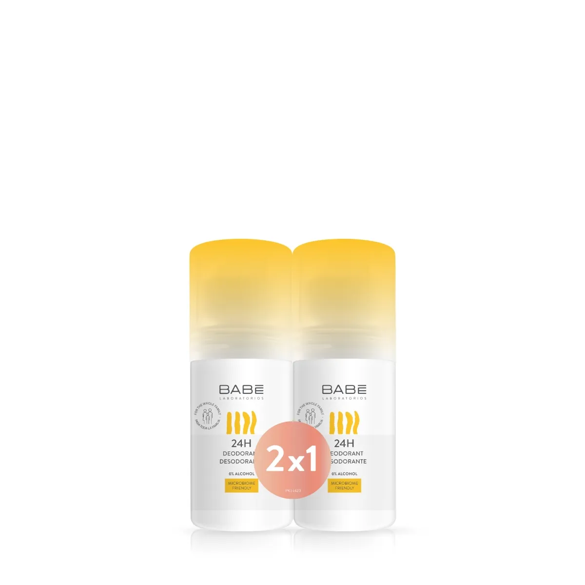 BABE RULLDEODORANT 24H ALUMIINIUMIVABA 50ML 1+1 - Tootepilt