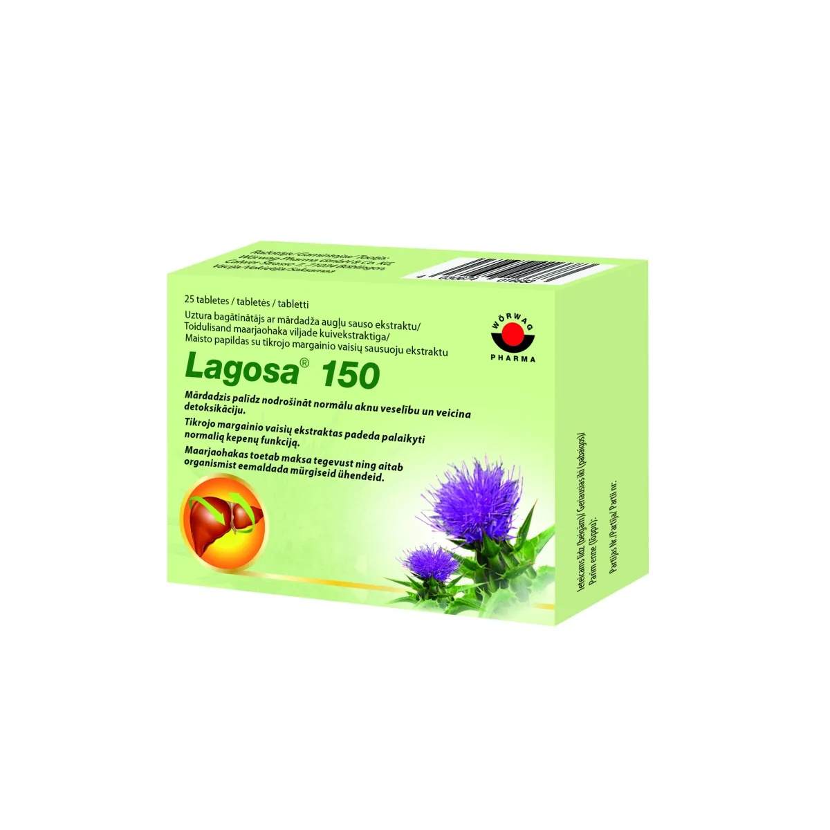 LAGOSA TBL 150MG N25 - Tootepilt