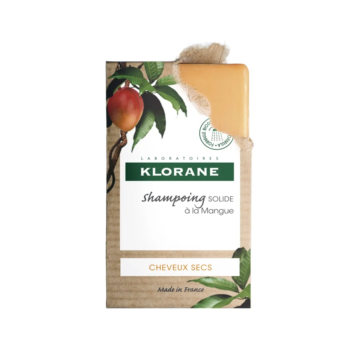 KLORANE TAHKE SHAMPOON KUIVADELE JUUSTELE MANGO 80GR - Tootepilt