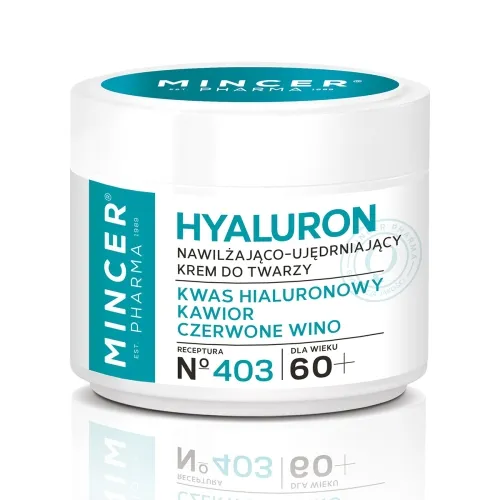 MINCER PHARMA NÄOKREEM HÜALUROONHAPPEGA 60+ 50ML