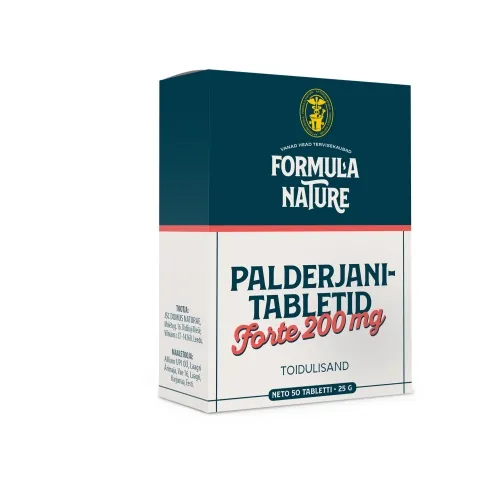 FORMULA NATURE PALDERJANITABLETID FORTE 200MG N50