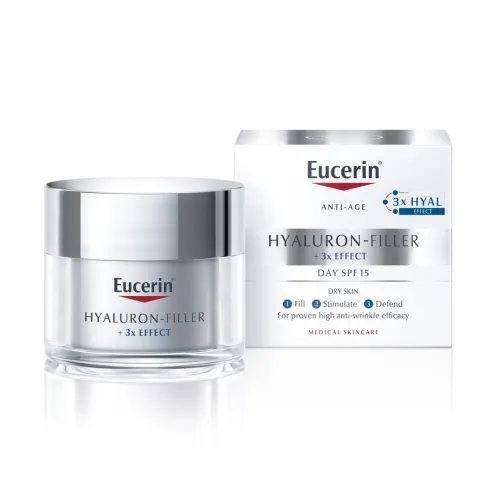 EUCERIN HYALURON-FILLER PÄEVAKREEM KUIVALE NAHALE SPF15 50ML