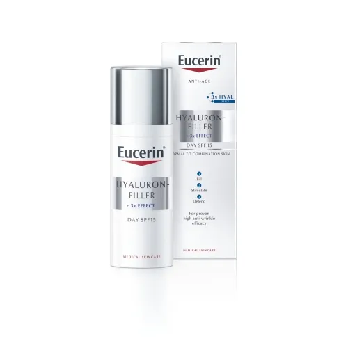 EUCERIN HYALURON-FILLER PÄEVAKREEM NORM. JA KOMB.NAHALE 50ML