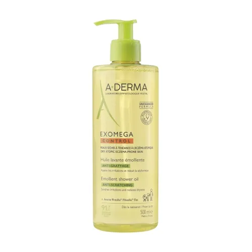 A-DERMA EXOMEGA CONTROL DUSHIÕLI ATOOPILISELE NAHALE 500ML UUS