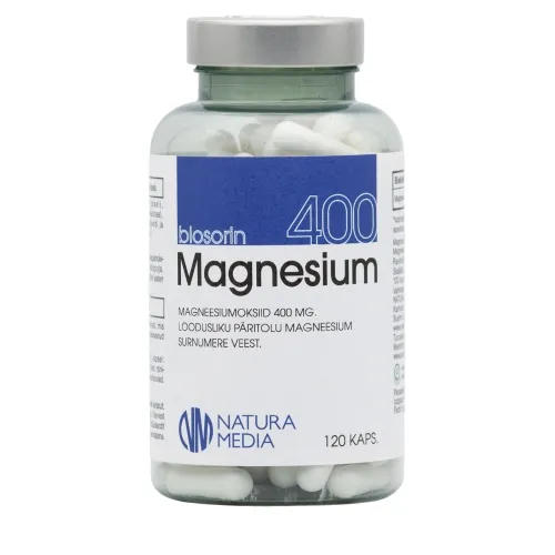 BIOSORIN MAGNEESIUM KAPSLID 400MG N120