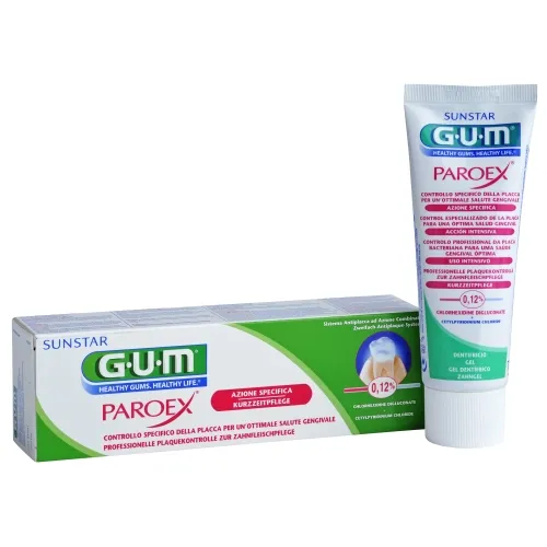 GUM GEEL-HAMBAPASTA PAROEX 0,12% KLOORHEKSIDIINIGA 75ML