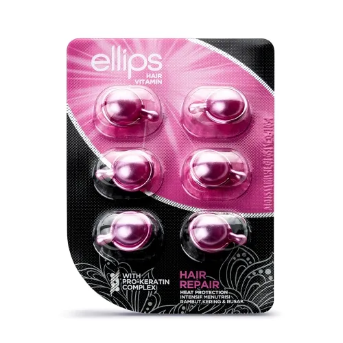 ELLIPS HAIR REPAIR JUUKSEVITAMIINID PEALEMÄÄRITAVAD 1ML N6