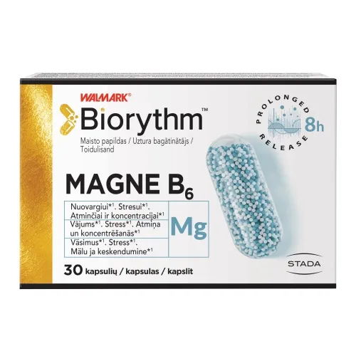 BIORYTHM MAGNE B6 KAPSLID N30