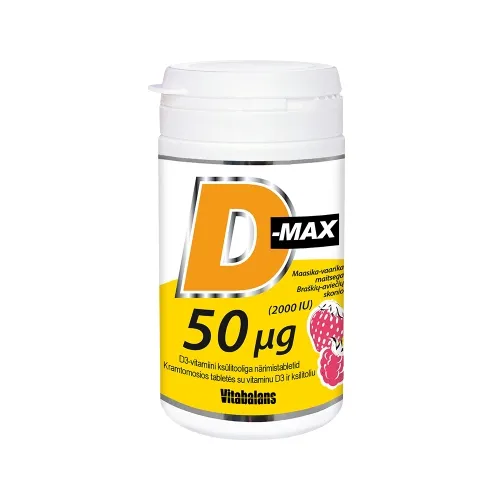 D-MAX NÄRIMISTABLETID 50MCG N90