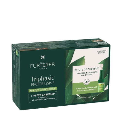 RENE FURTERER TRIPHASIC JUUKSEAMPULLID PROGRESSIVE 5,5ML N8 UUS