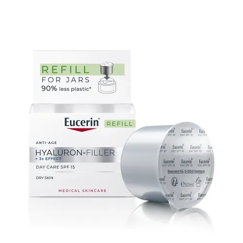 EUCERIN HYALURON-FILLER PÄEVAKREEM TÄITEPAKEND SPF15 50ML