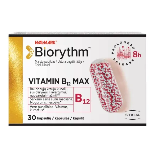 BIORYTHM VITAMIIN B12 MAX KAPSLID N30