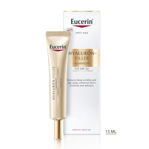 EUCERIN HYALURON FILLER+ELASTICITY SILMAÜMBRUSKREEM 15ML