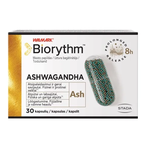 BIORYTHM ASHWAGANDHA KAPSLID N30