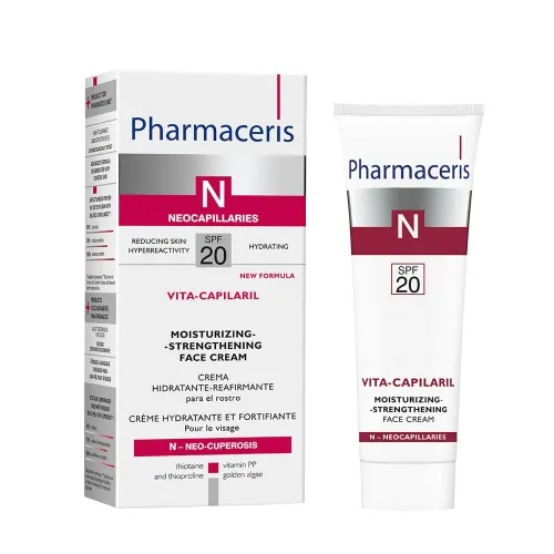 PHARMACERIS N VITA-CAPILARIL NÄOKREEM TUGEVDAV SPF20 50ML