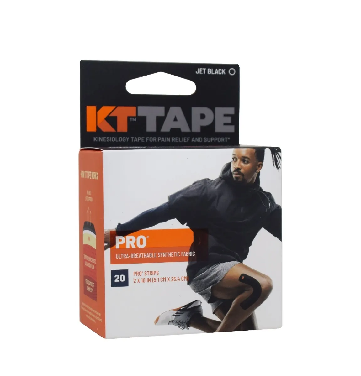 KT TEIP PRO NEON (EELLÕIGATUD 5M, 20 STRIP) MUST - Product Image 2